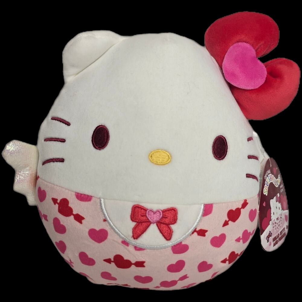 Hello Kitty Cupid W/wings Squishmallows Valentine's Day‎ Cute Gift 2025 S8